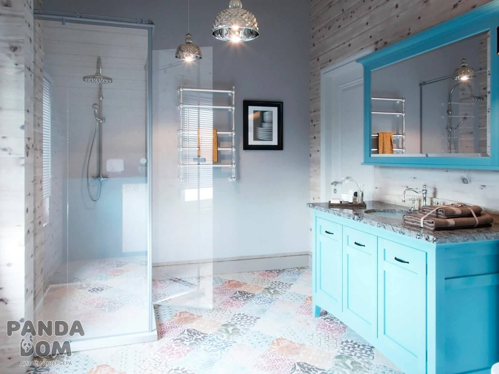 Деревянный дом в стиле кантри