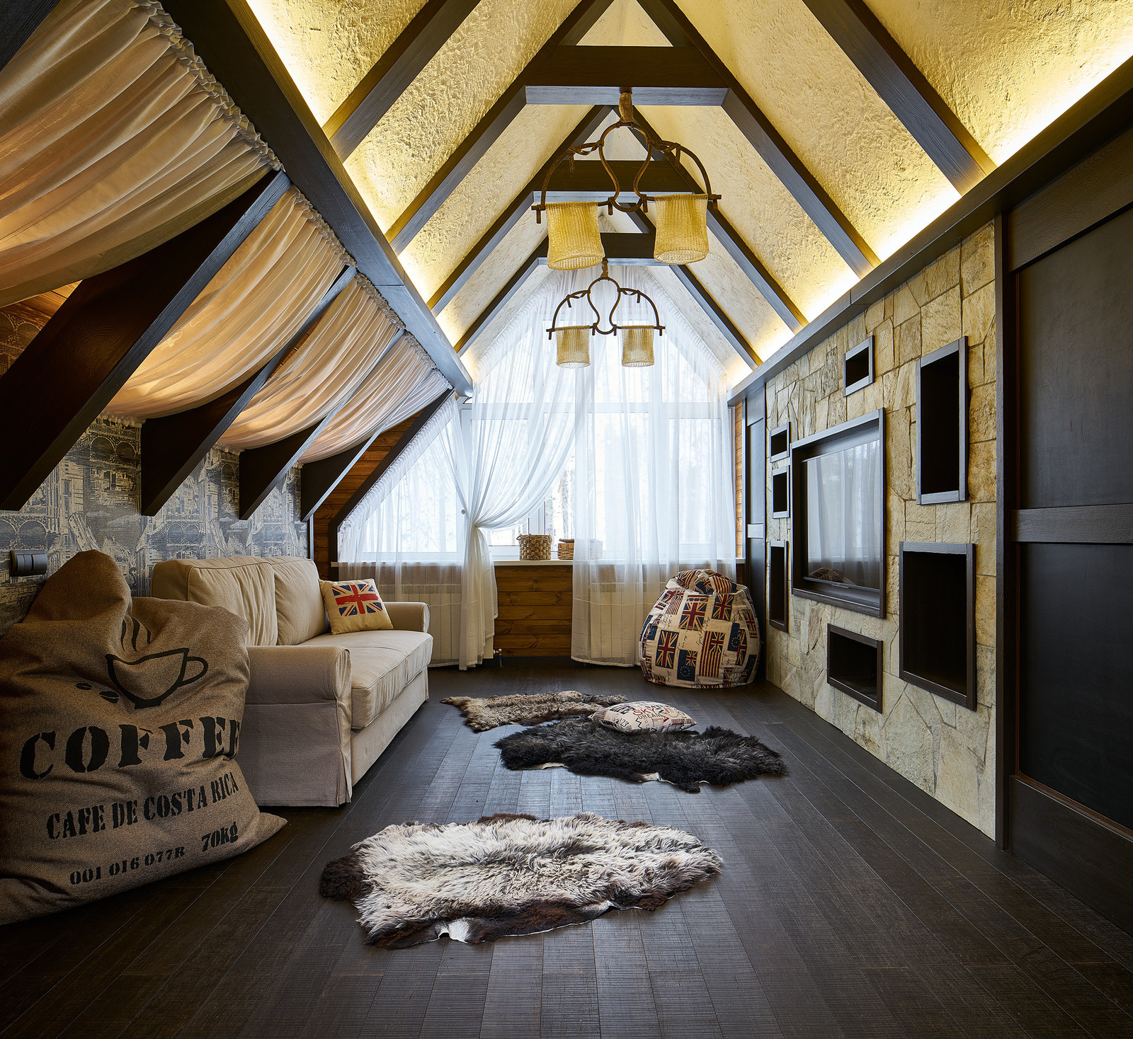 Дачный дом в стиле кантри | Weekend house in country style