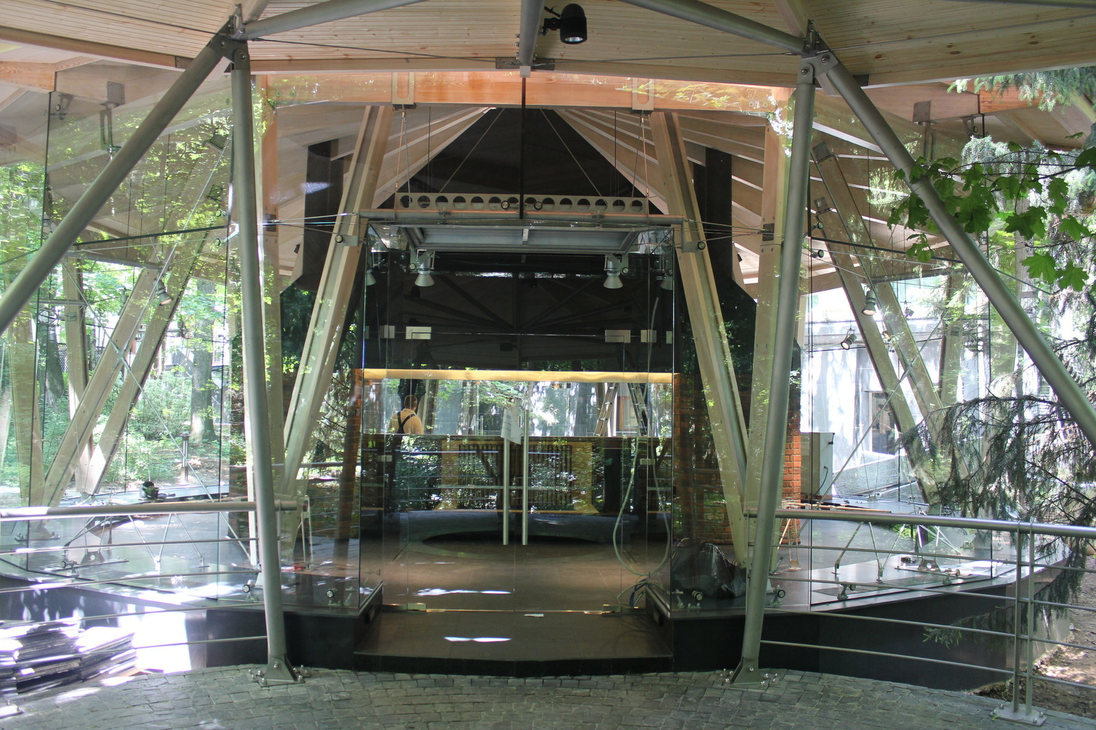 Стеклянный павильон/Glass pavilion