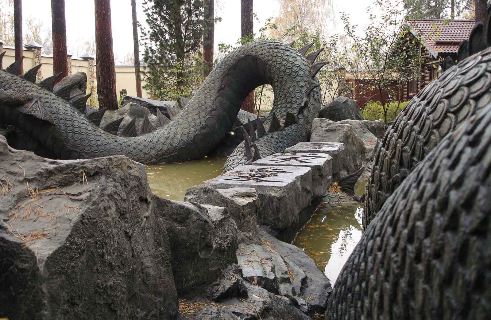 Дракон, частная территория