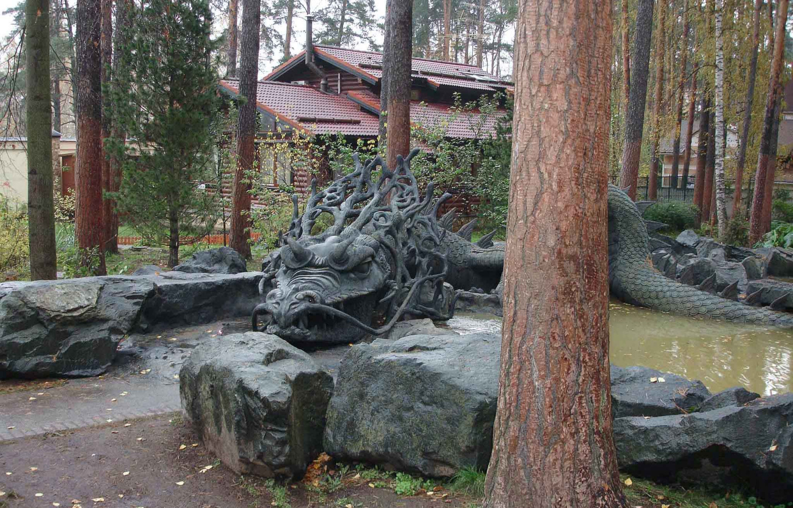 Дракон, частная территория