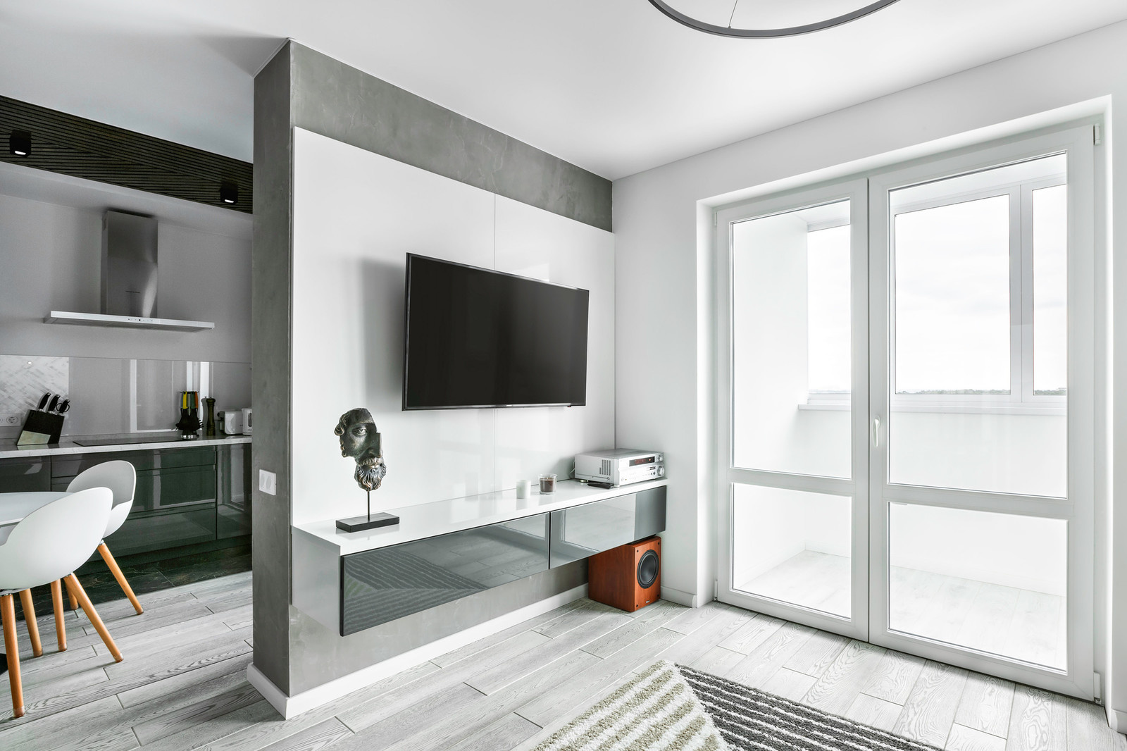 Houzz тур: «Однушка» в Серпухове с выделенной спальней