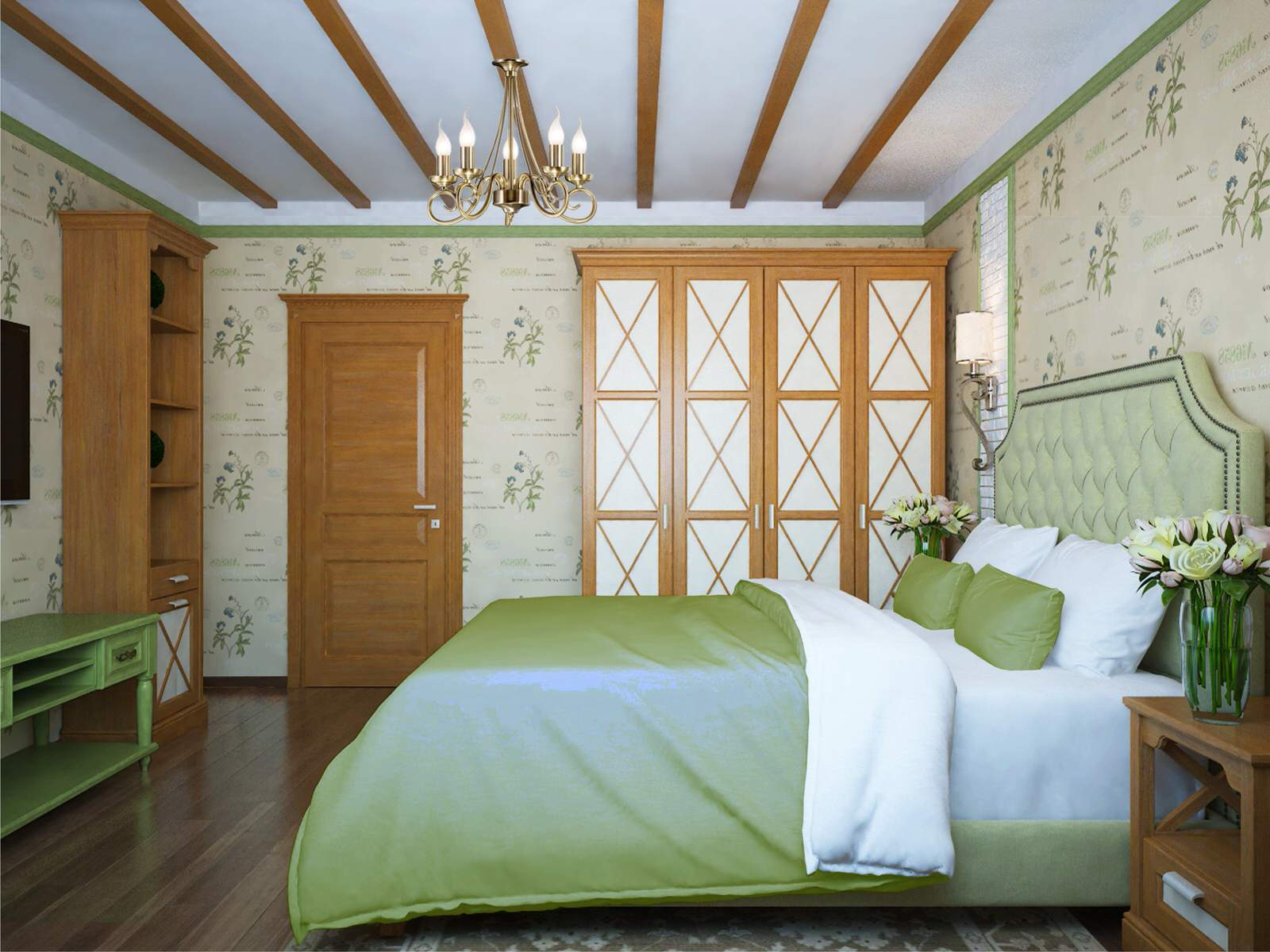 Спальня в частном доме. г.Краснодар