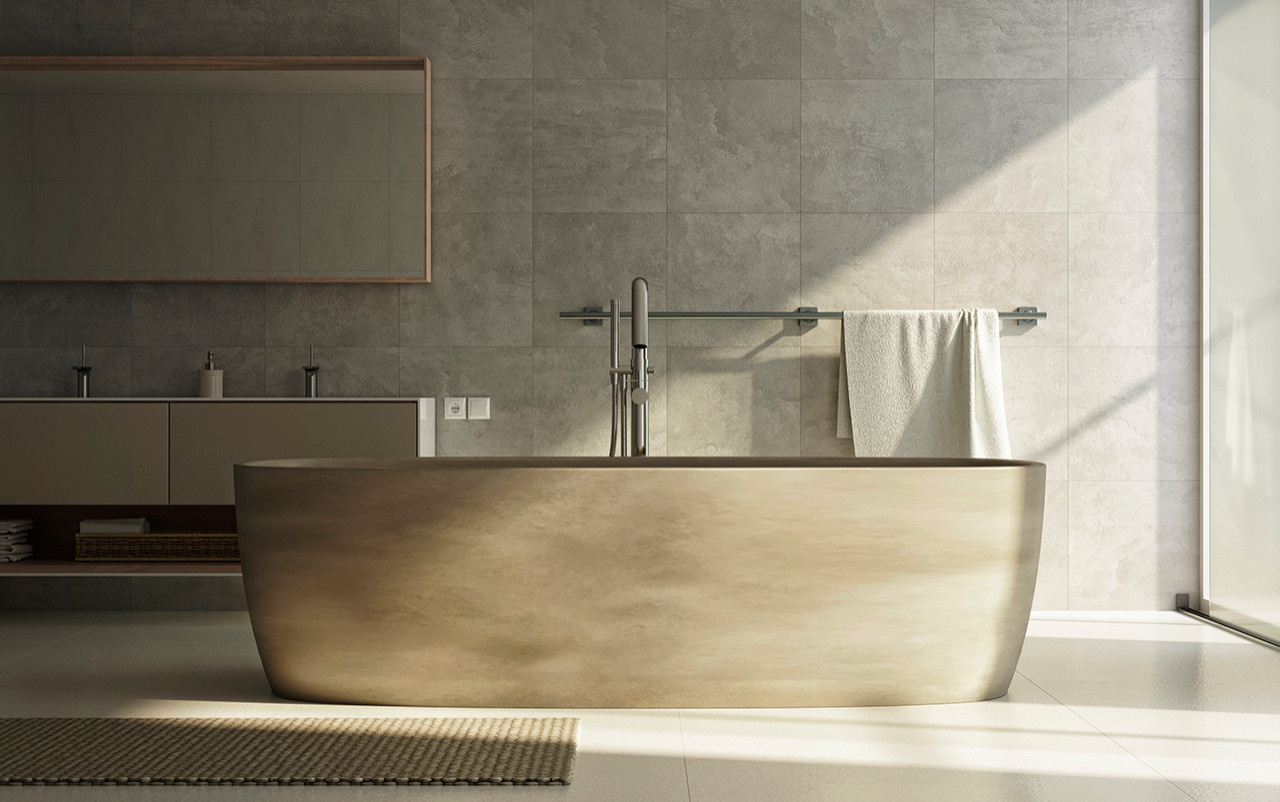 Coletta Sandstone Песочная Каменная Ванна от Viva Lusso