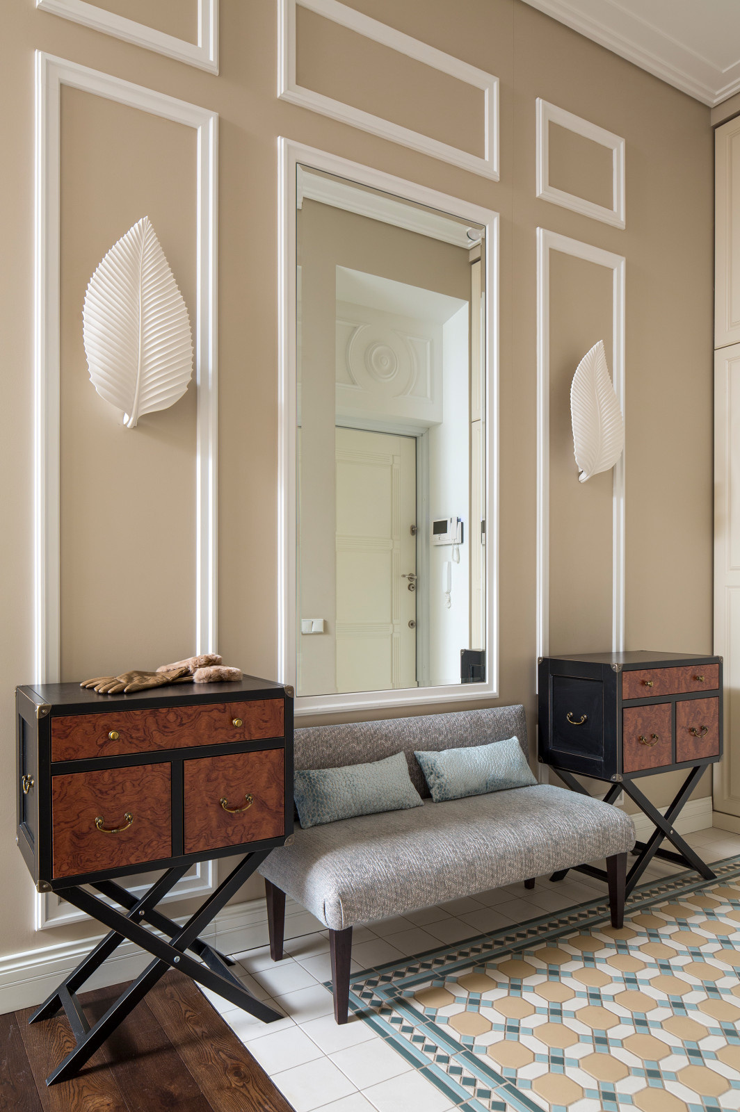 Современный интерьер в старинном доме, 145 кв.м.