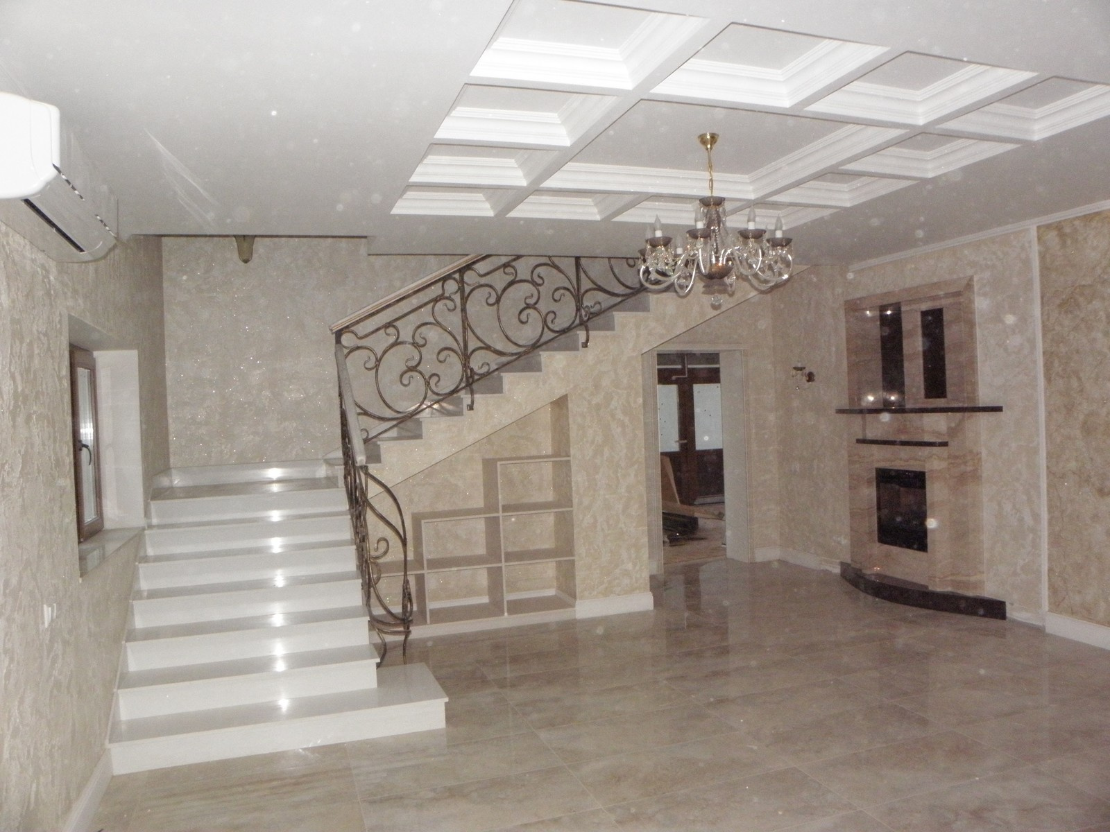 Лестница из композита кварца Tecnistone Brilliant White