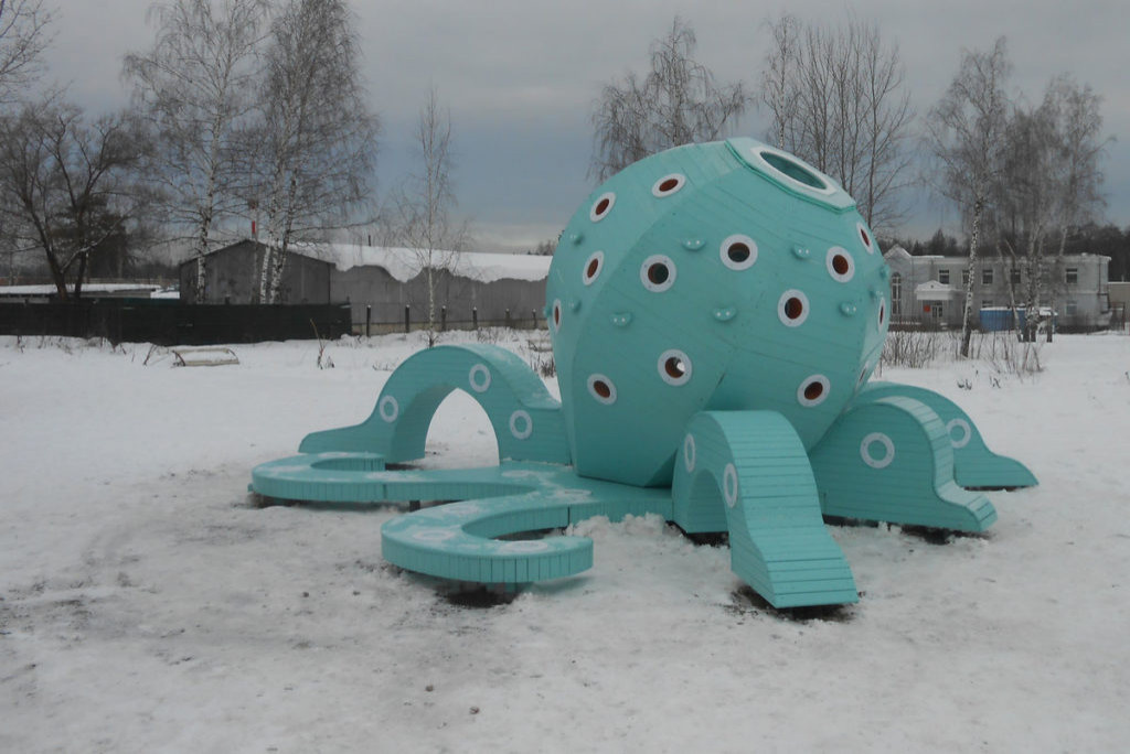 Детский игровой комплекс (мод.30036) в городском парке г.Краснознаменск