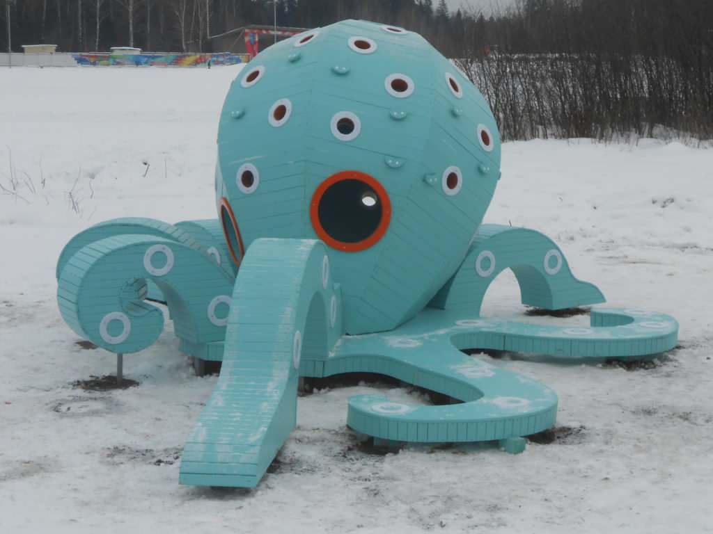 Детский игровой комплекс (мод.30036) в городском парке г.Краснознаменск