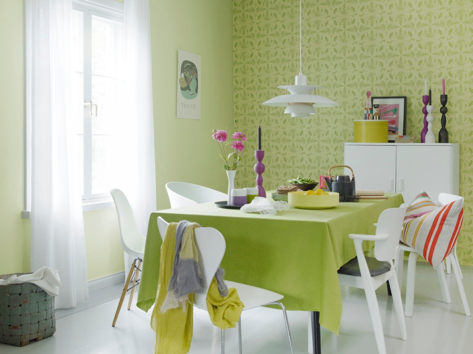 Краски Tikkurila на кухнях
