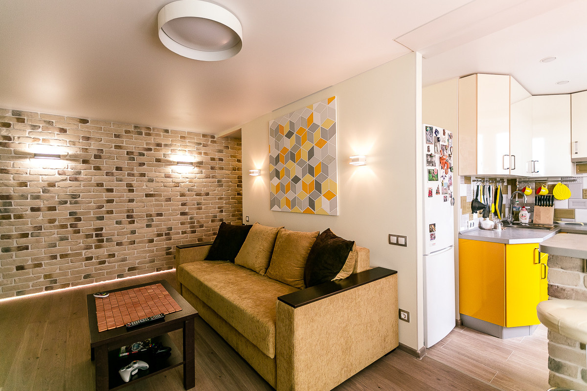 Квартира 55 кв. м. Реализованный проект