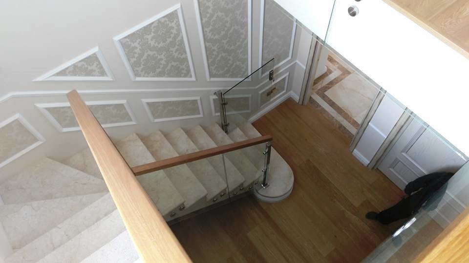 Самонесущие ограждения из стекла Маршаг