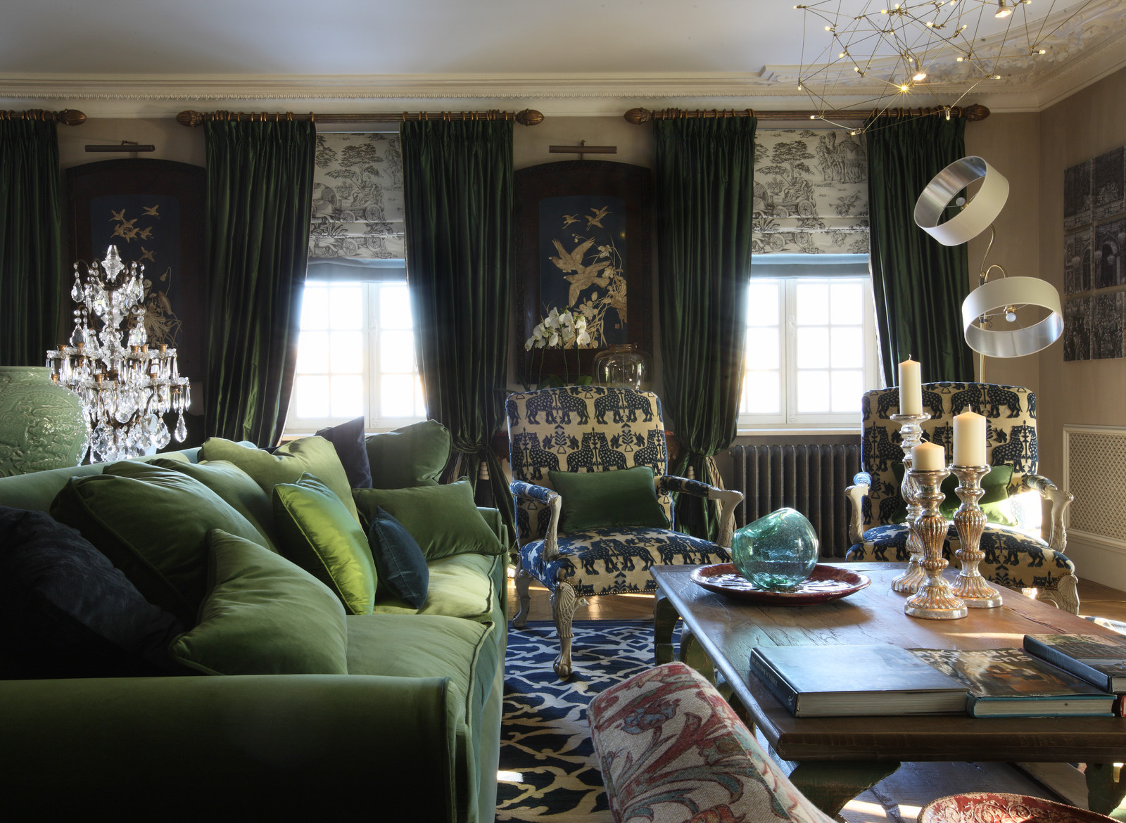 Французская  квартира в стиле эклектика