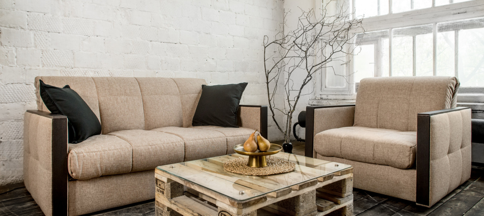 Коллекция Лион Рогожка натура бежевый