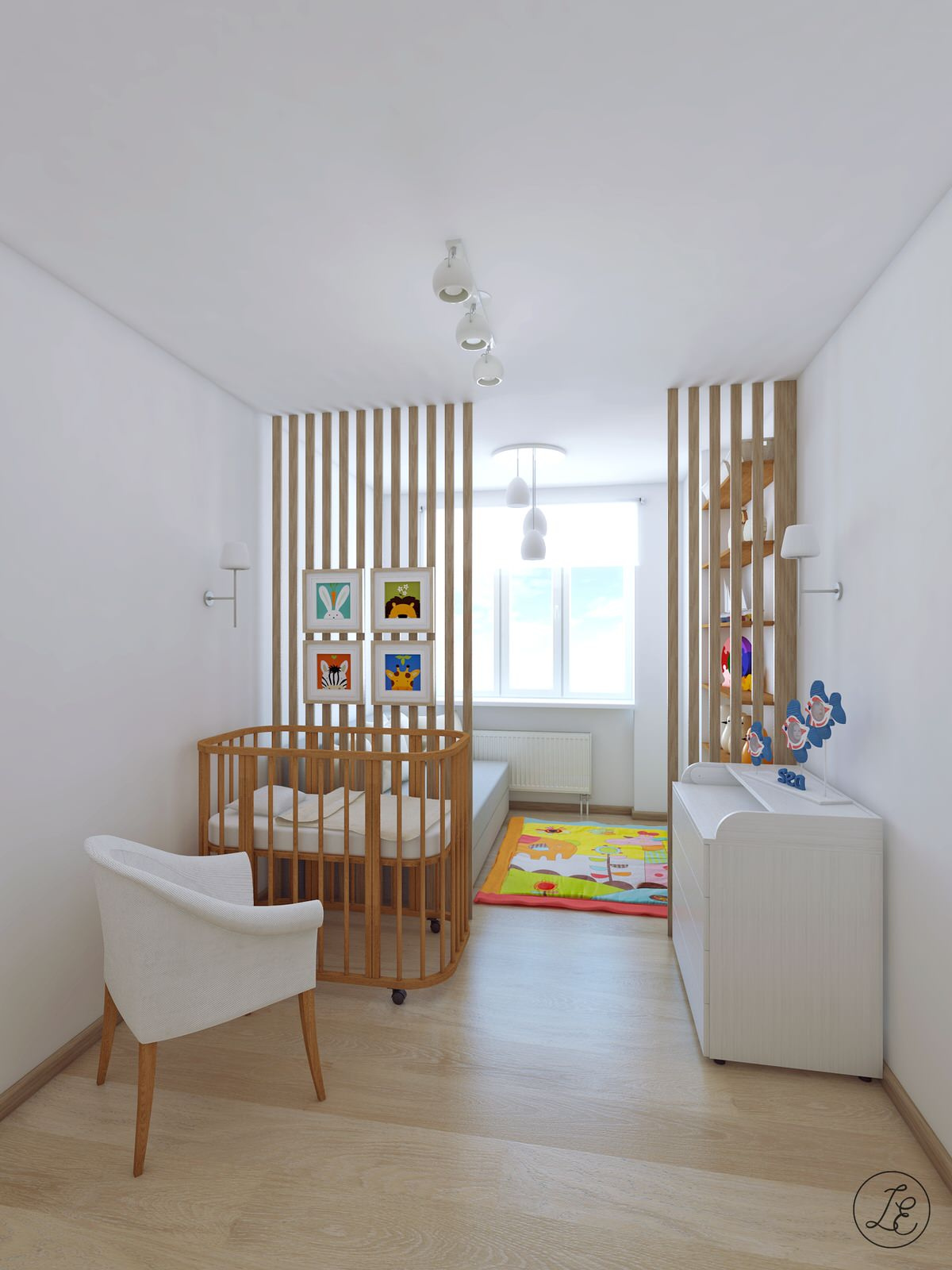 "София" - квартира в скандинавском стиле