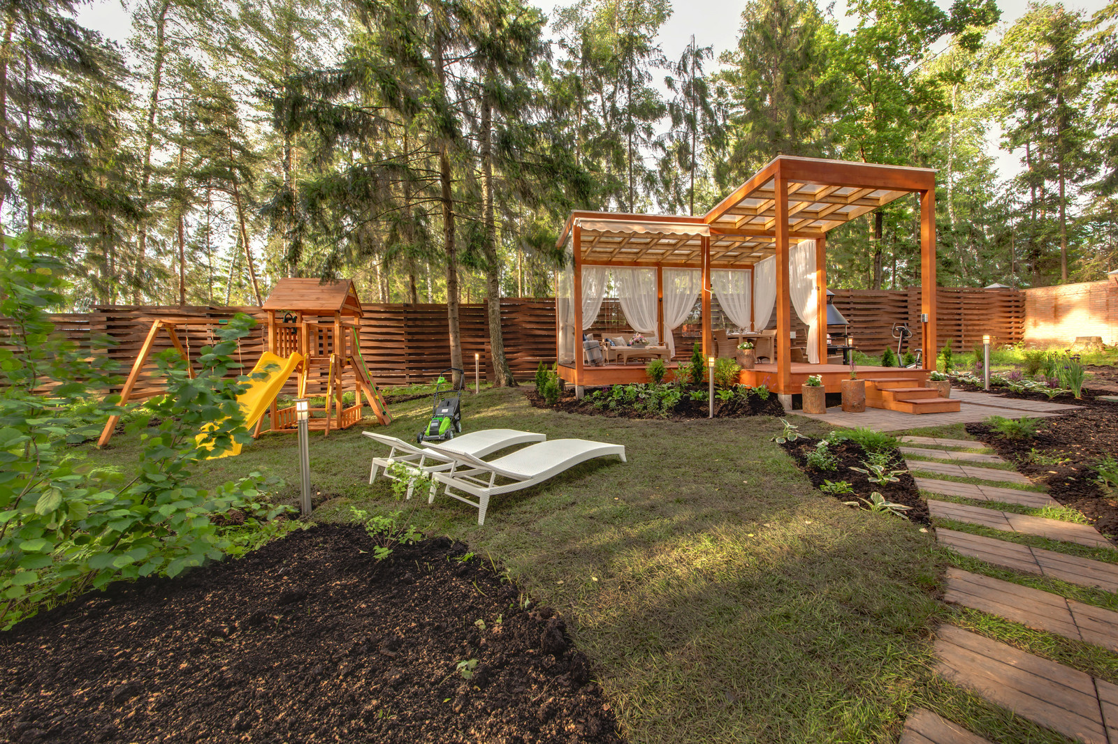 Ландшафтный дизайн для актрисы Татьяны Лютаевой