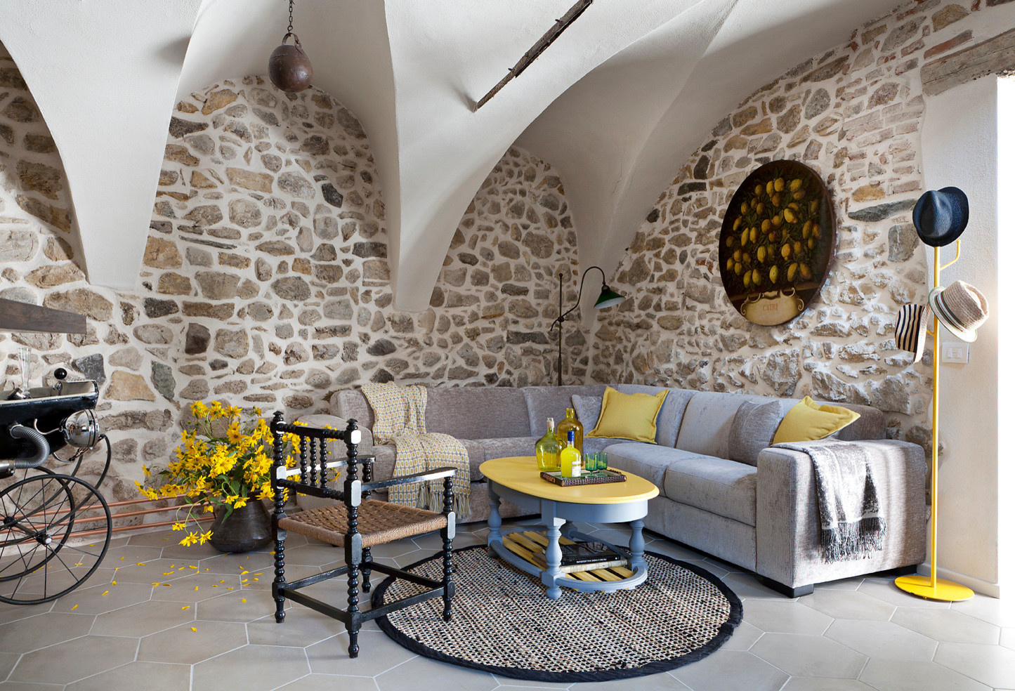 Houzz Италия: Реконструкция фермы на озере Гарда