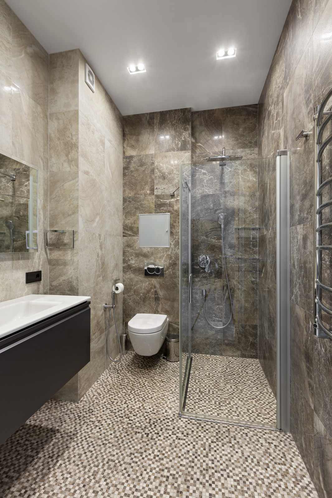 Houzz Белоруссия: Квартира в оттенках шоколада в центре Минска