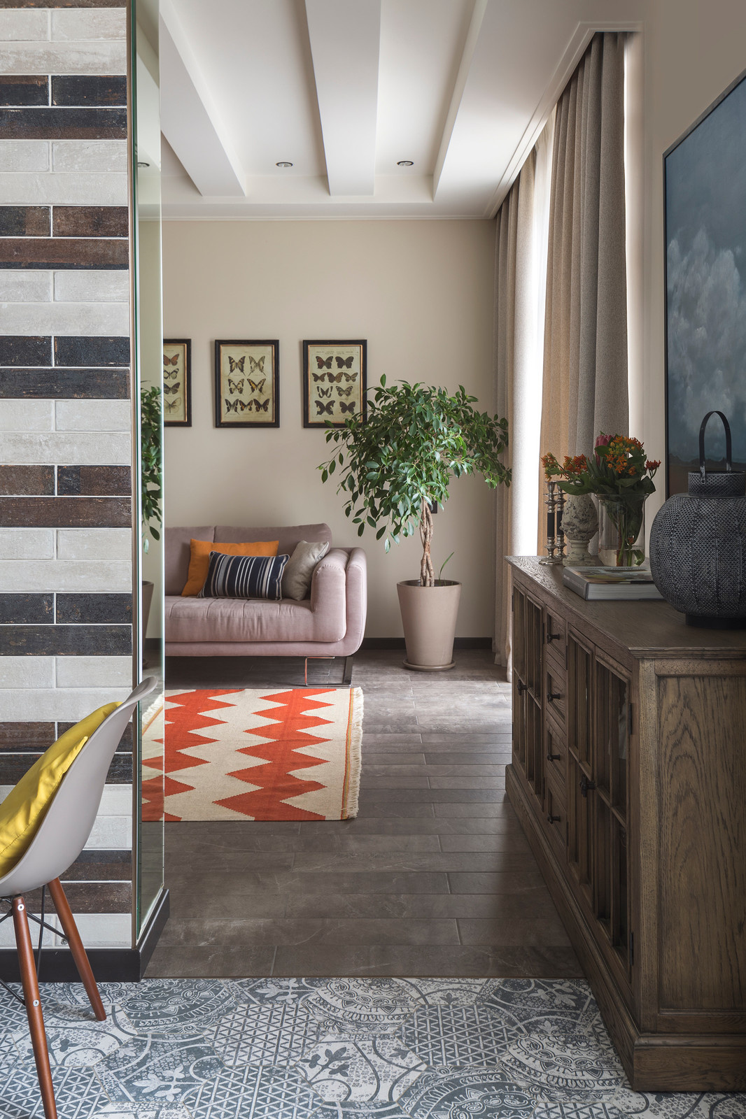 Таунхаус лофт с элементами классики