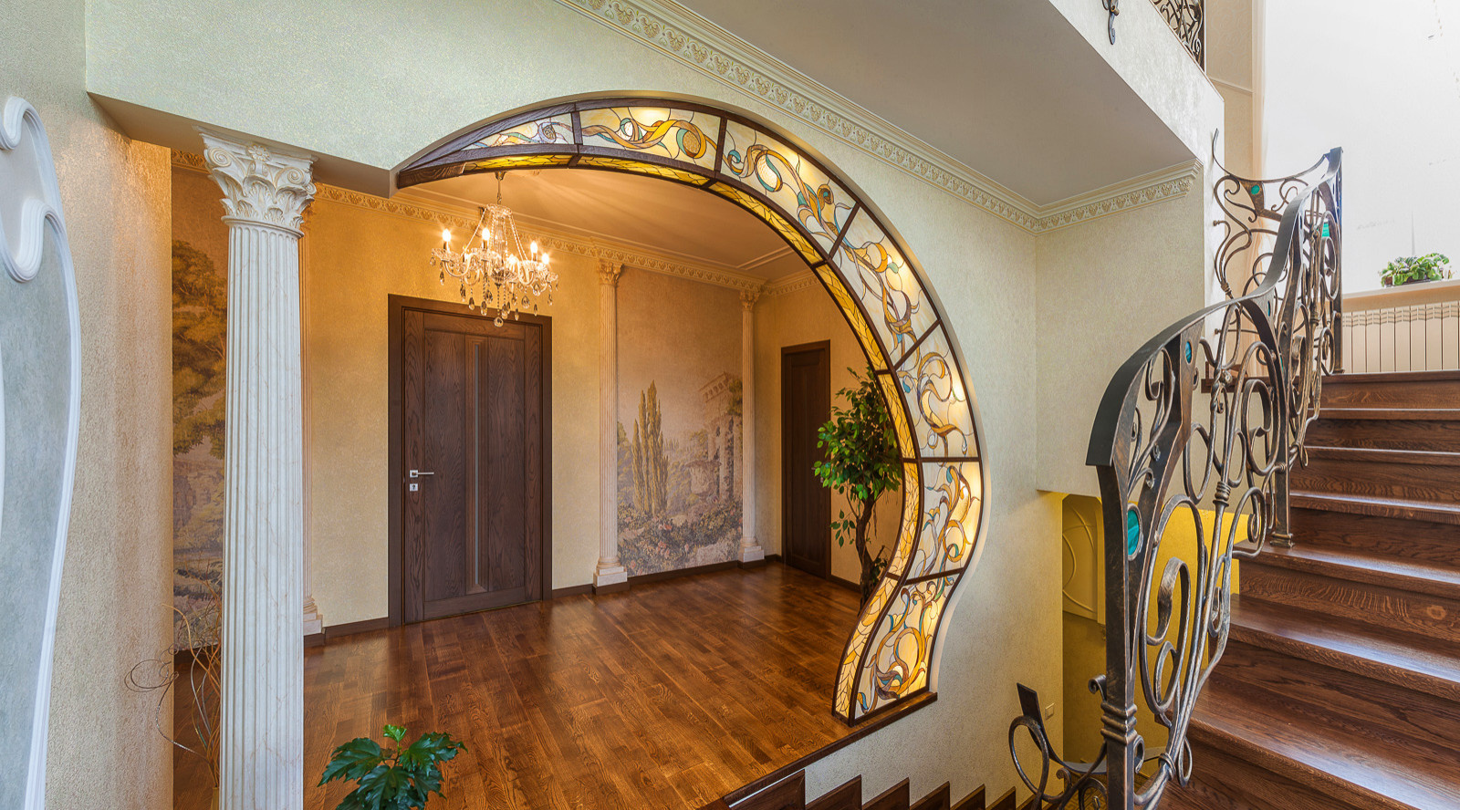 Загородный дом с двойным светом