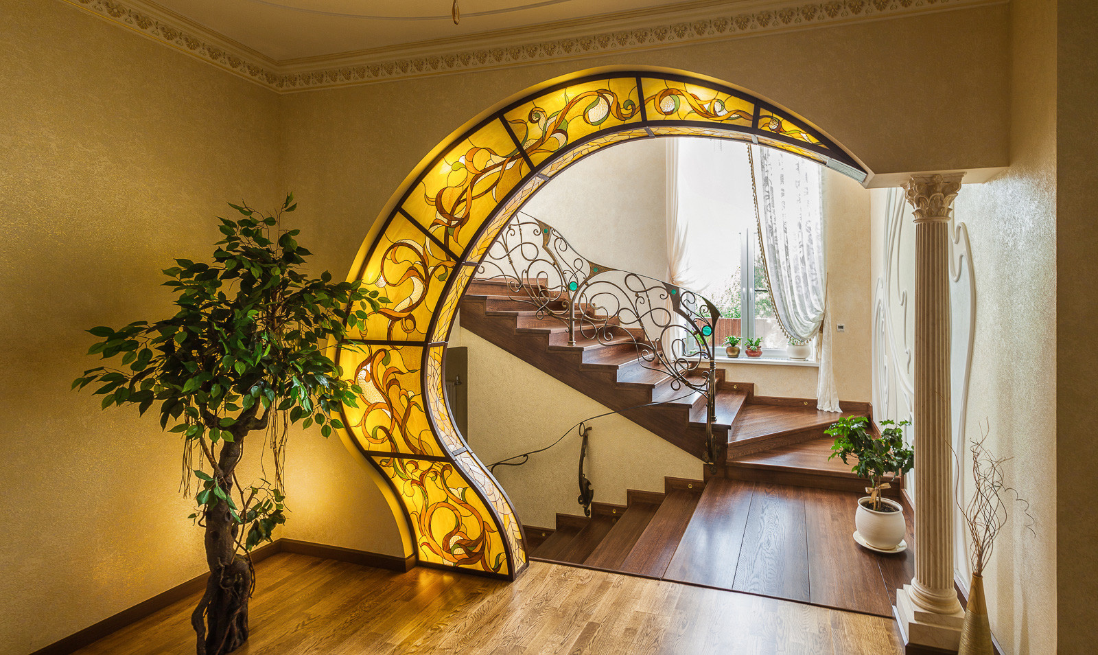 Загородный дом с двойным светом