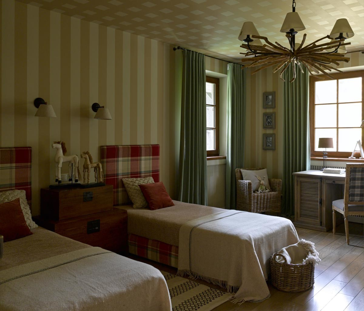 Спальня в стиле Прованс, Дом в подмосковье (Проект Марии Пилипенко и Екатерины Ф