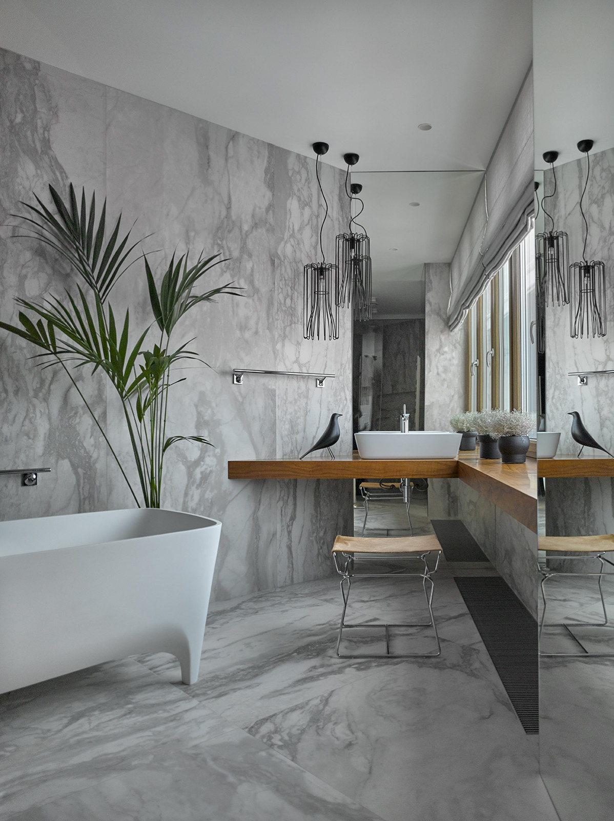 Тренды: Модные интерьеры ванной комнаты в 2018-м году