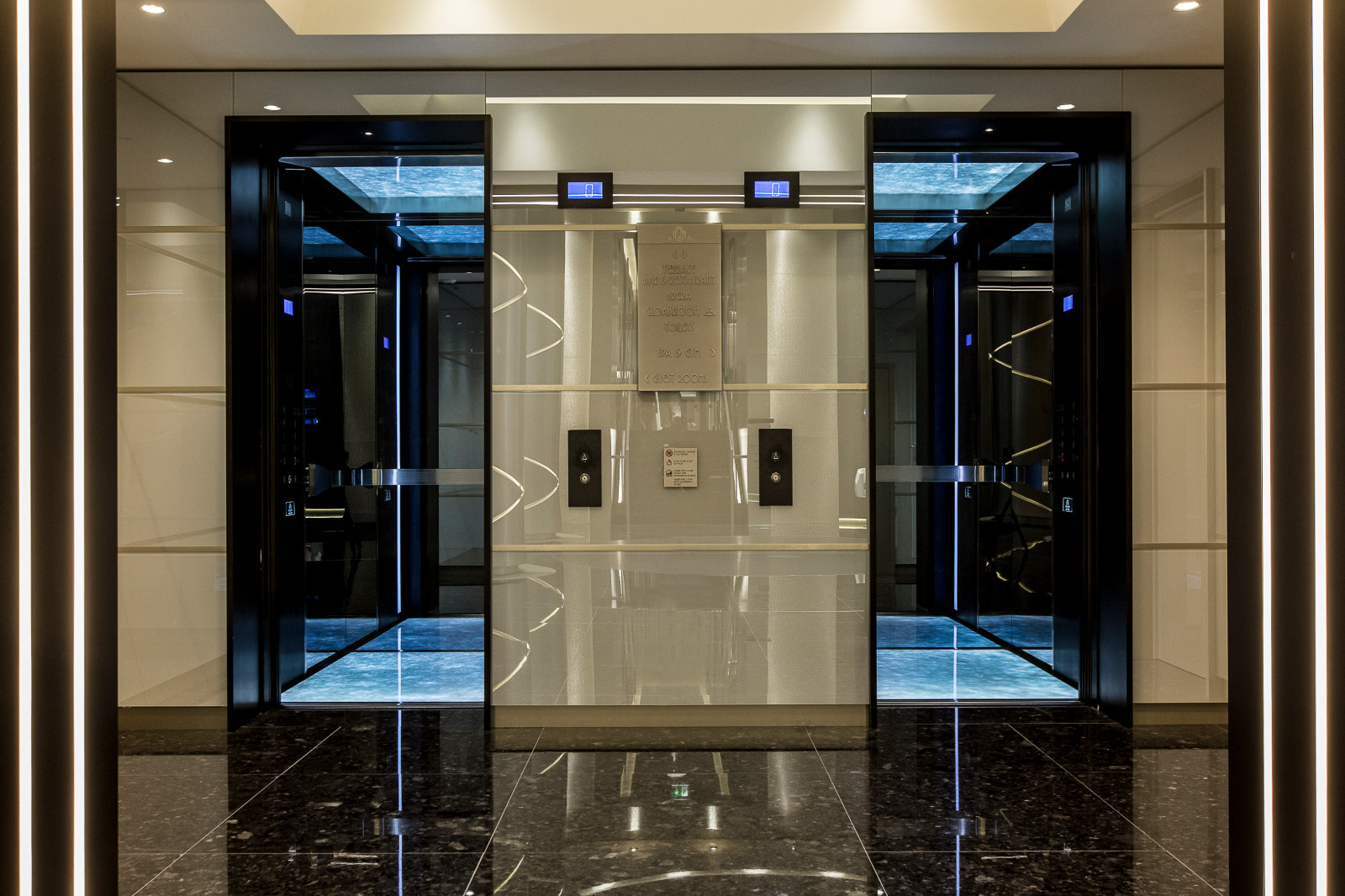 Лифт для роскошного отеля "GALLIA HOTEL" - MILAN, ITALY