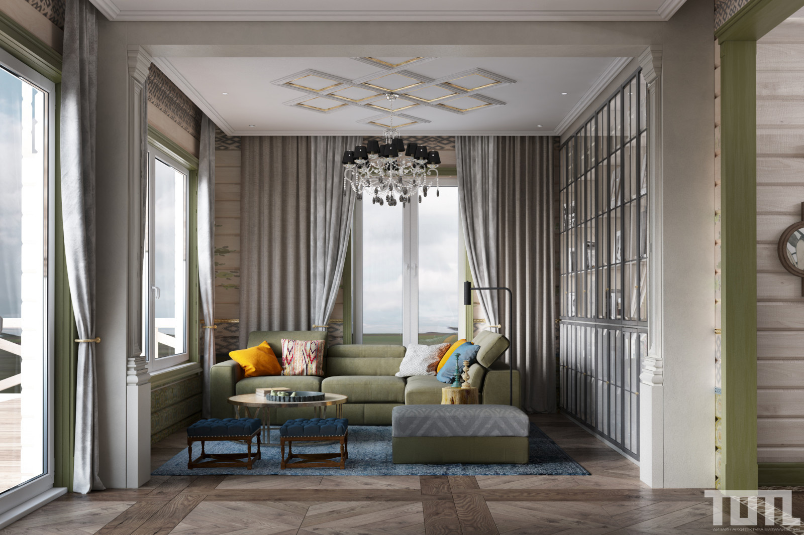 Интерьер загородного дома по фен-шуй