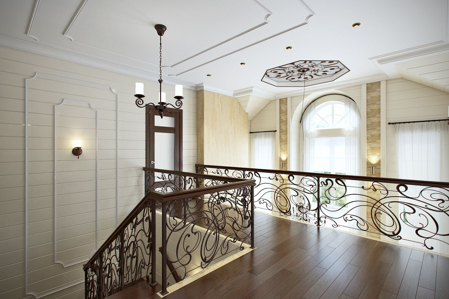 Дизайн интерьера загородного дома г. Москва ЖК Заповедный парк