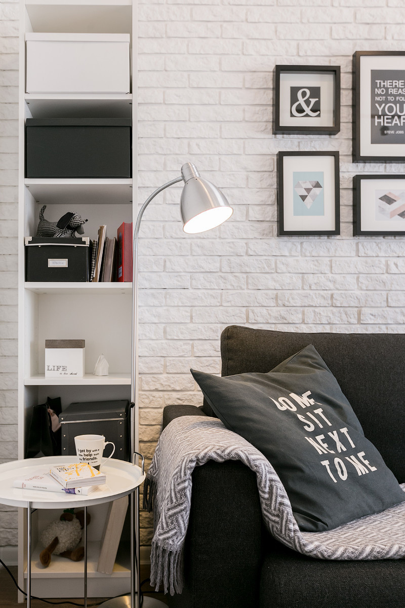 Квартира для молодой творческой пары с котом