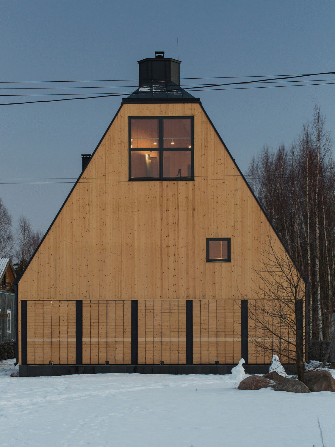 Архитектура: Дом-маяк на берегу Выборгского залива