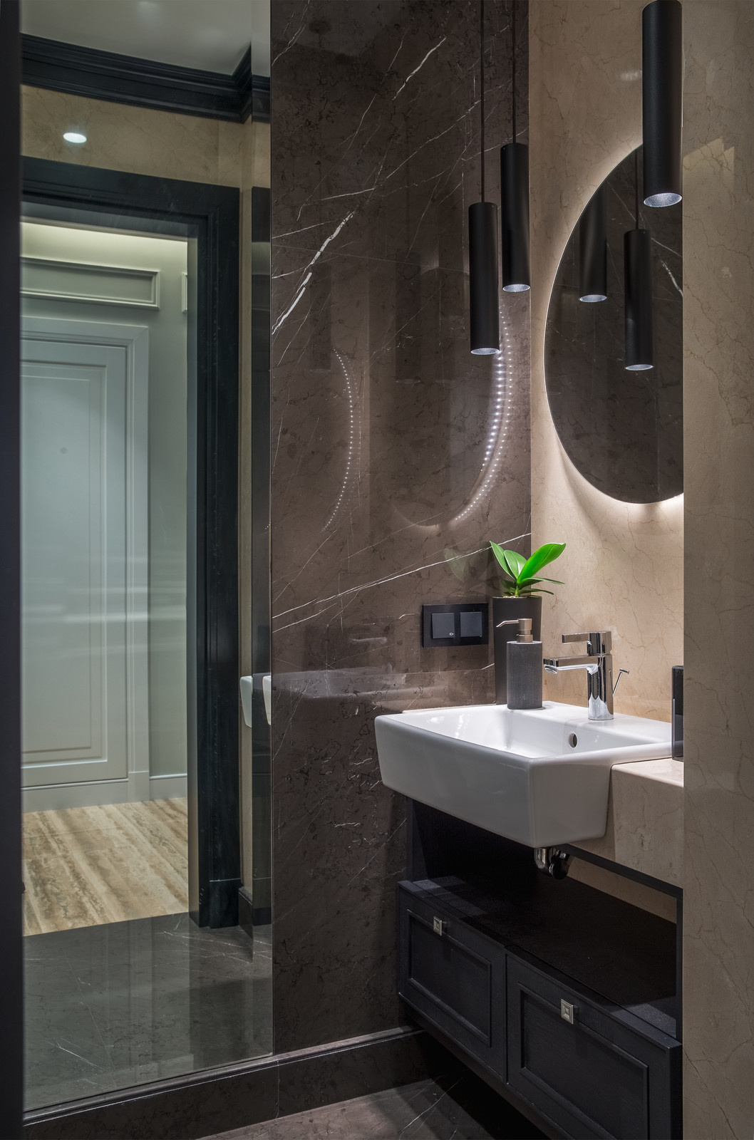 Квартира в американском стиле в Хамовниках 98 м²