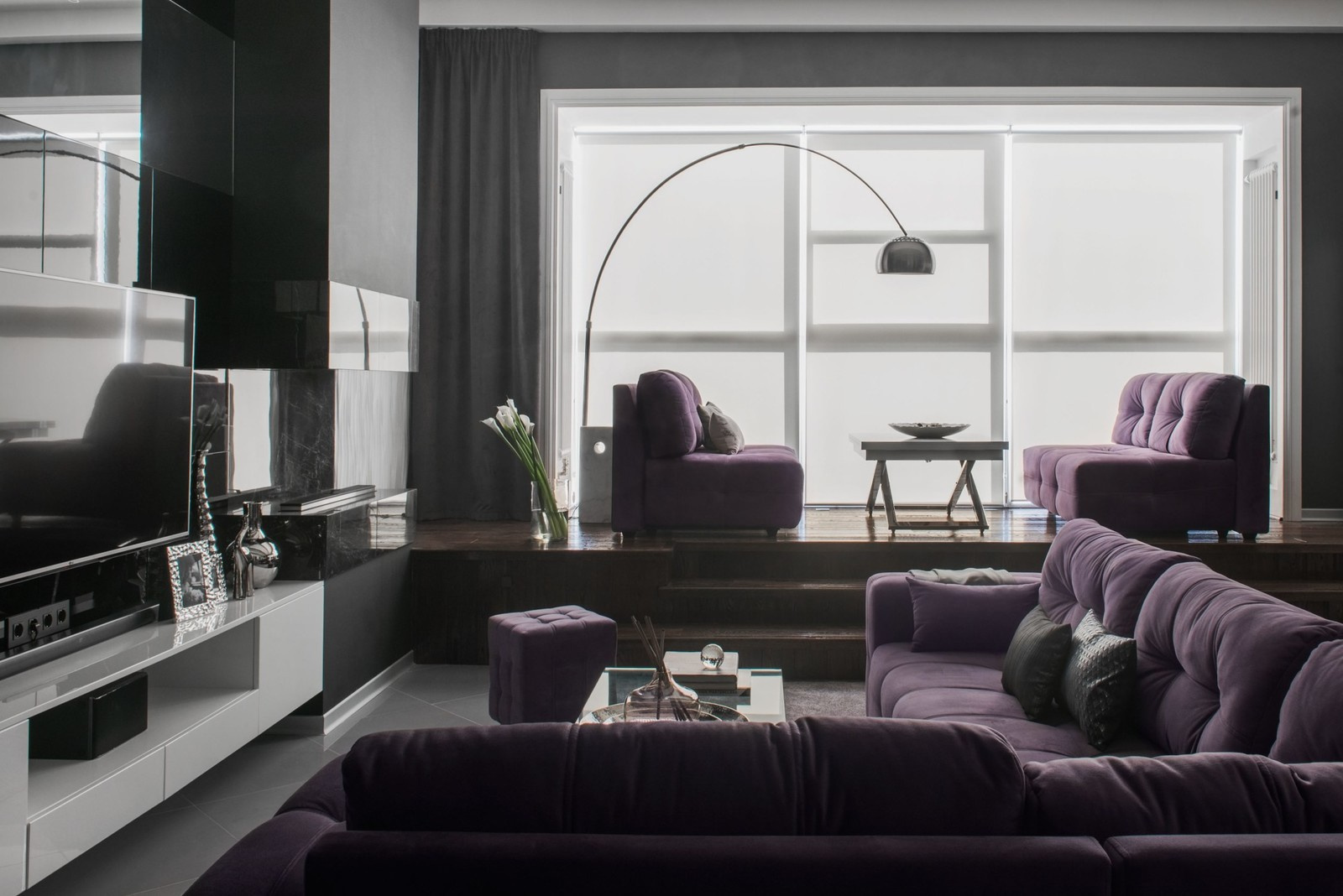 Апартаменты на Павелецкой набережной. 2017 год.