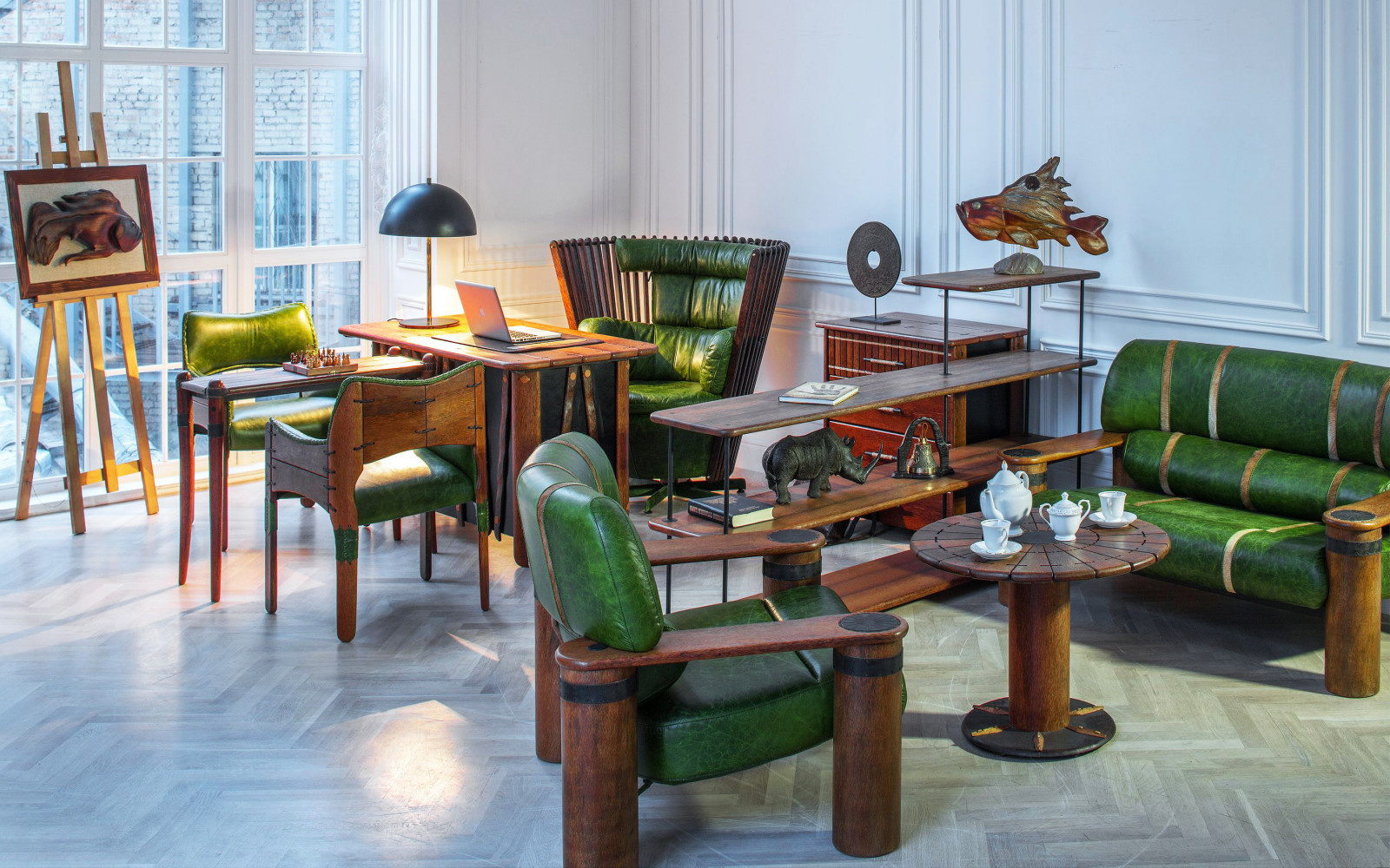 Квартира с различным сочетанием стилей.