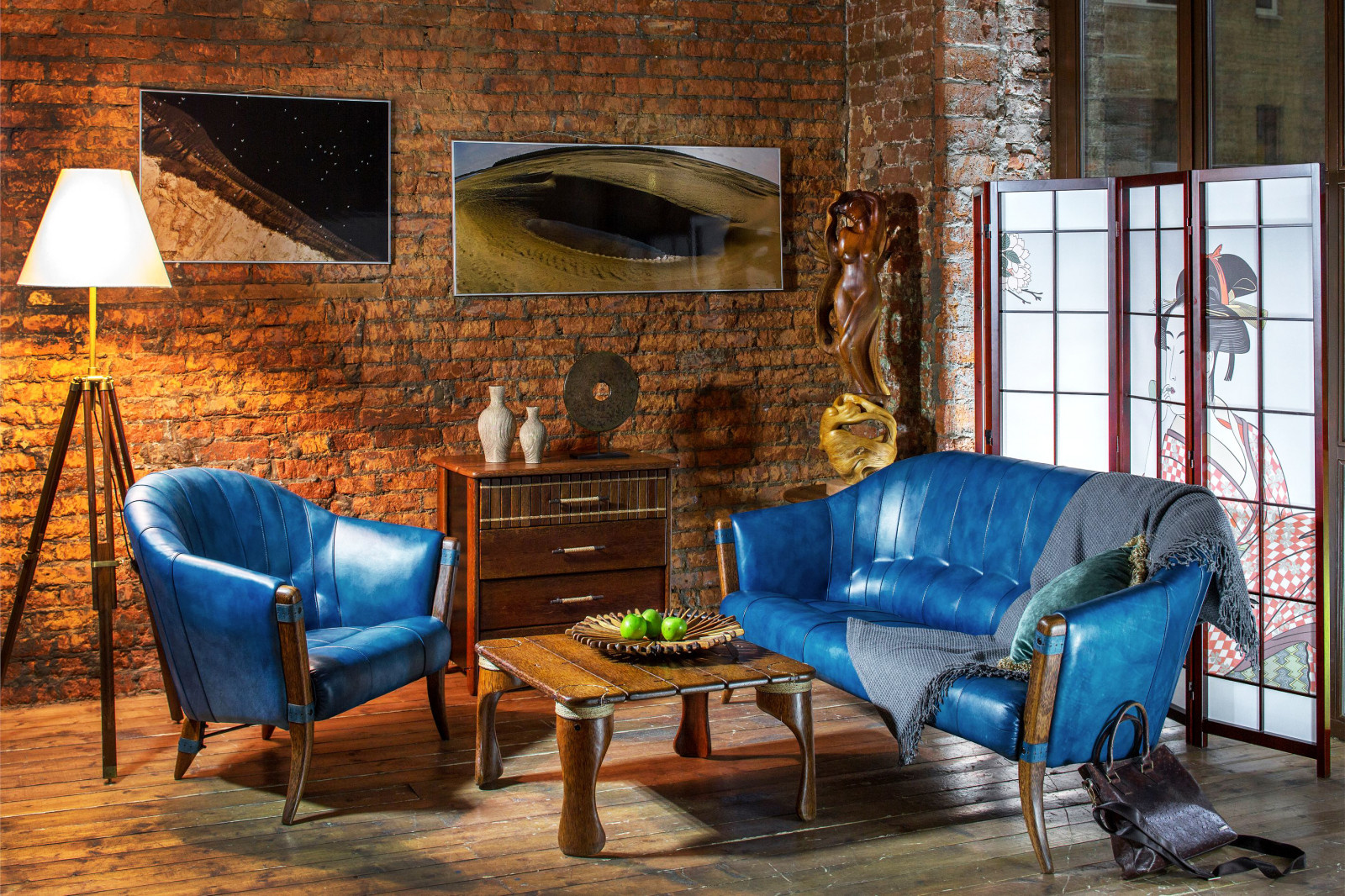 Квартира с различным сочетанием стилей.