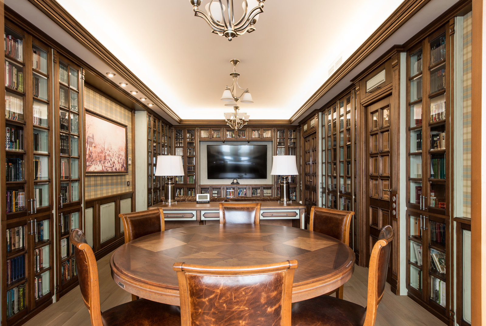 Гостиная-библиотека