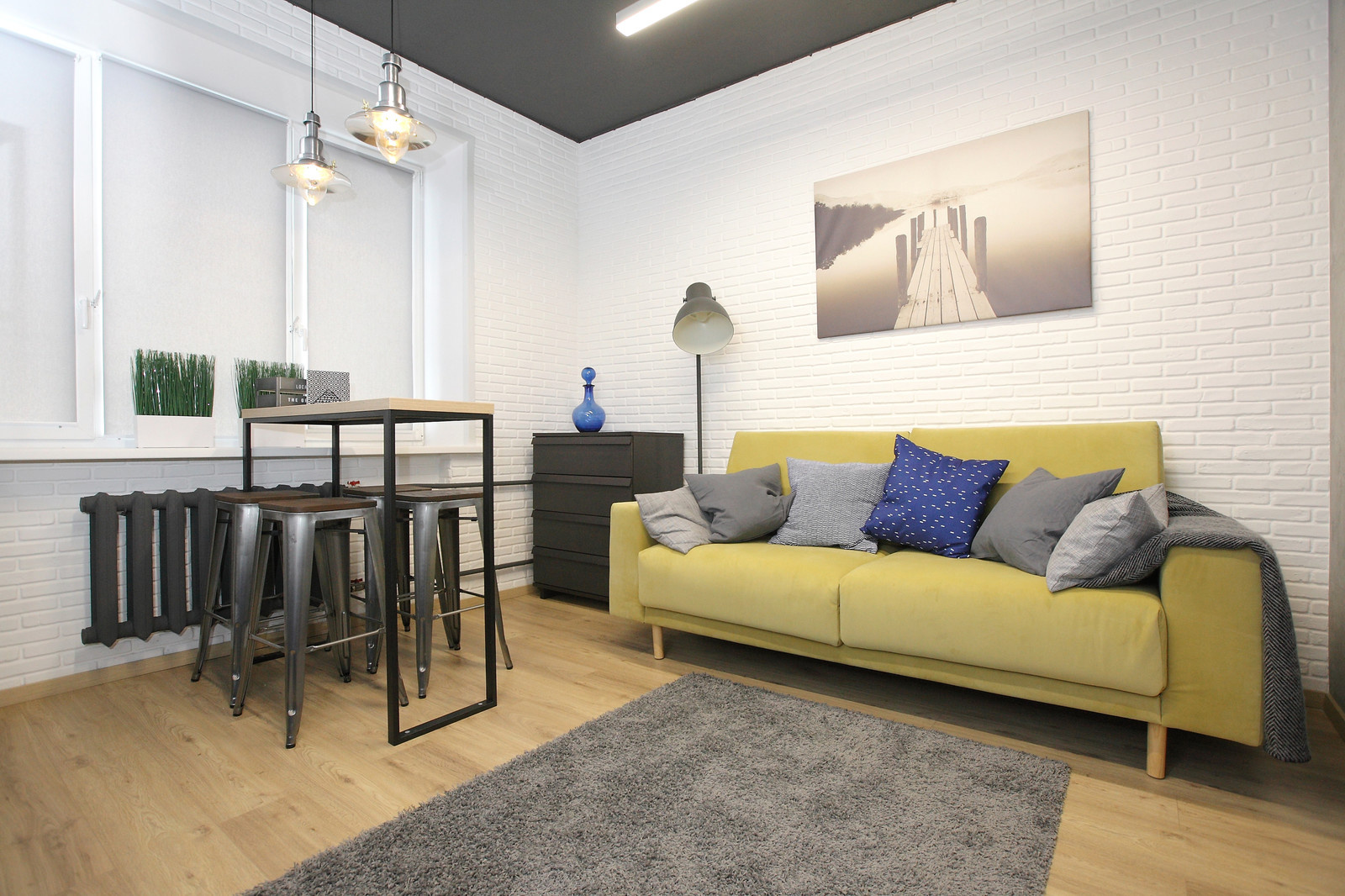 Комната отдыха в стиле лофт