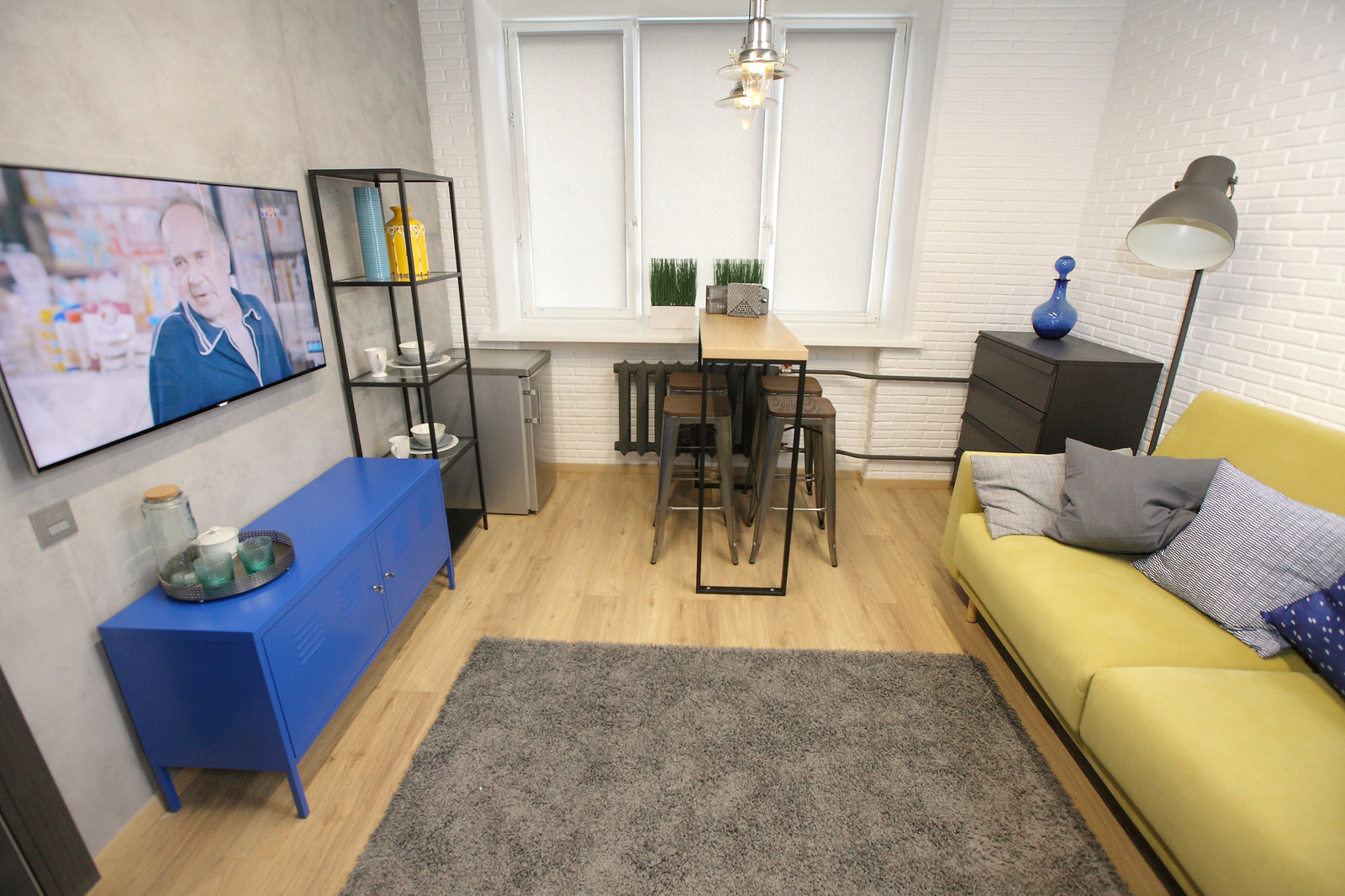 Комната отдыха в стиле лофт