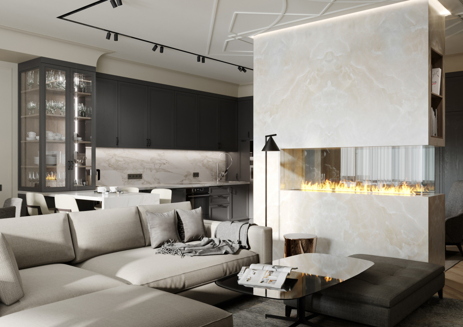 Продукция Merten D-Life в Гостиных