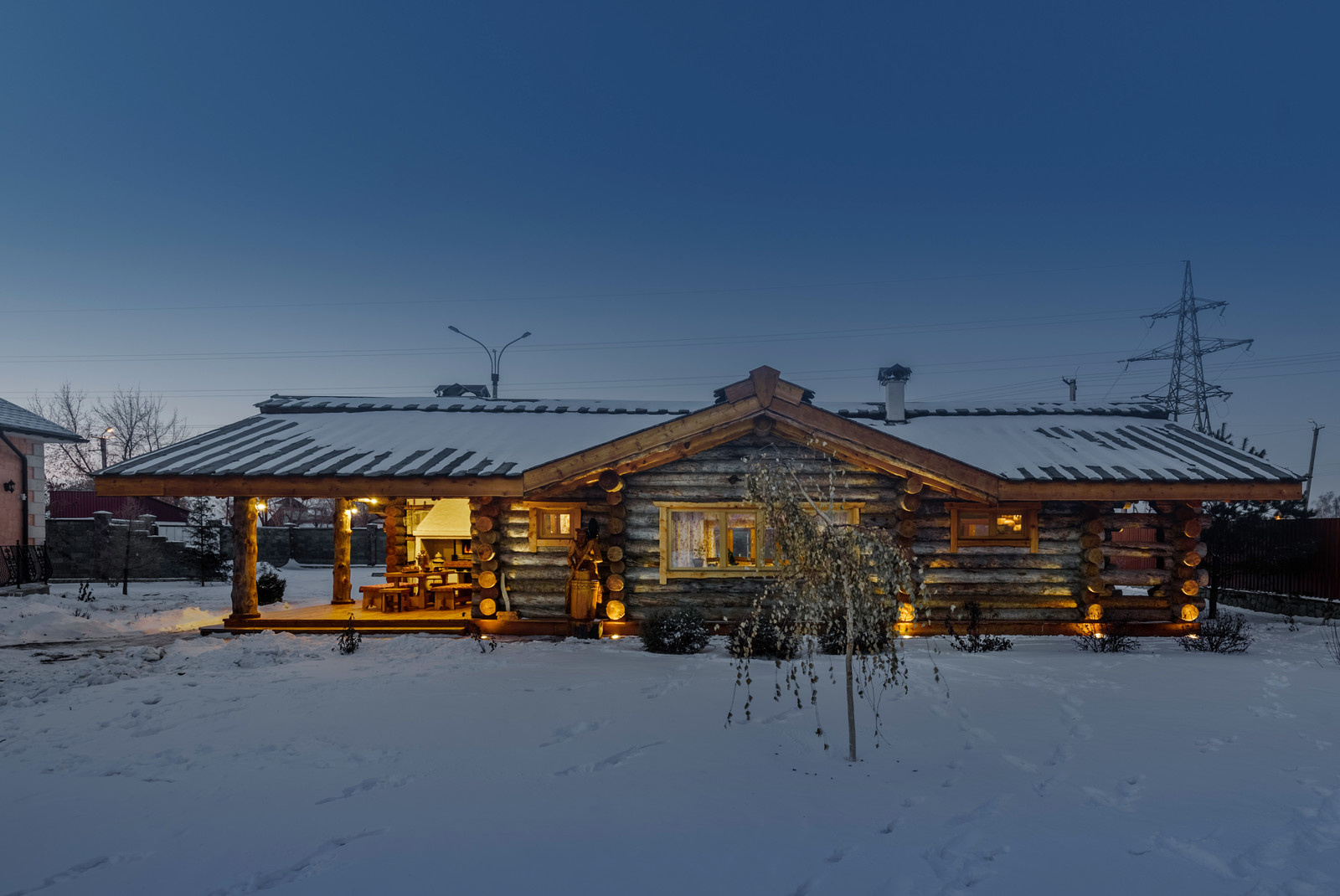 Проект недели: Баня из сухостойной сосны в Экибастузе