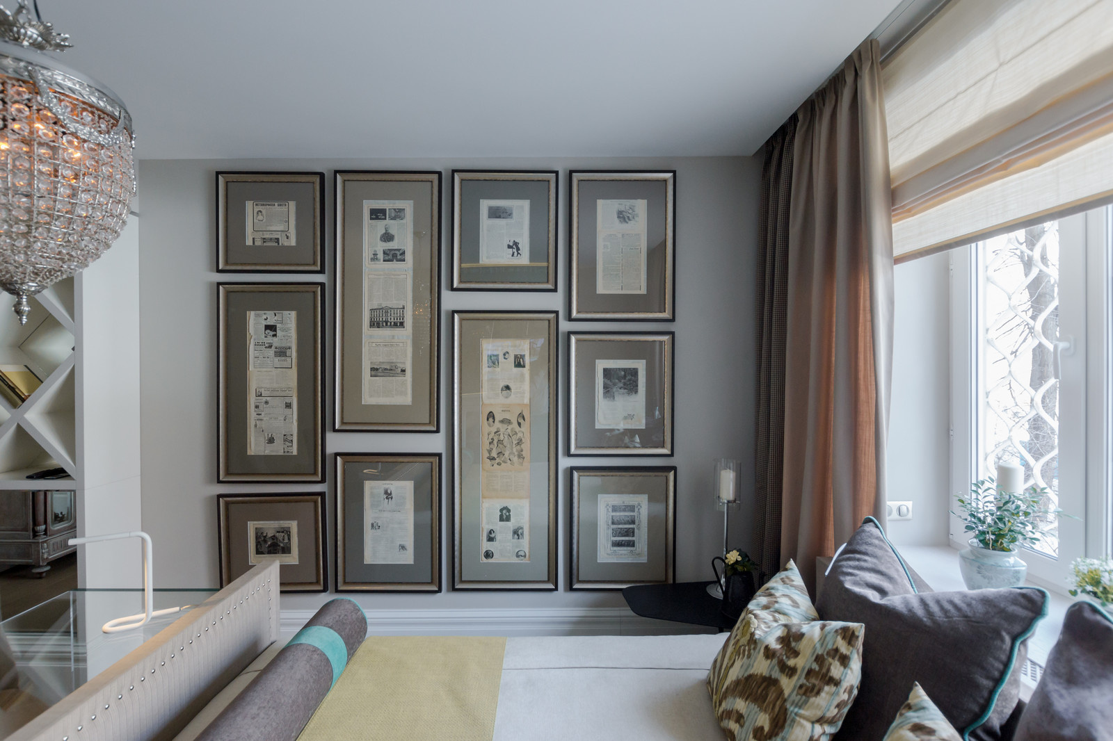 Спальня с клубком и чайниками.ТВ программа "Квартирный вопрос"