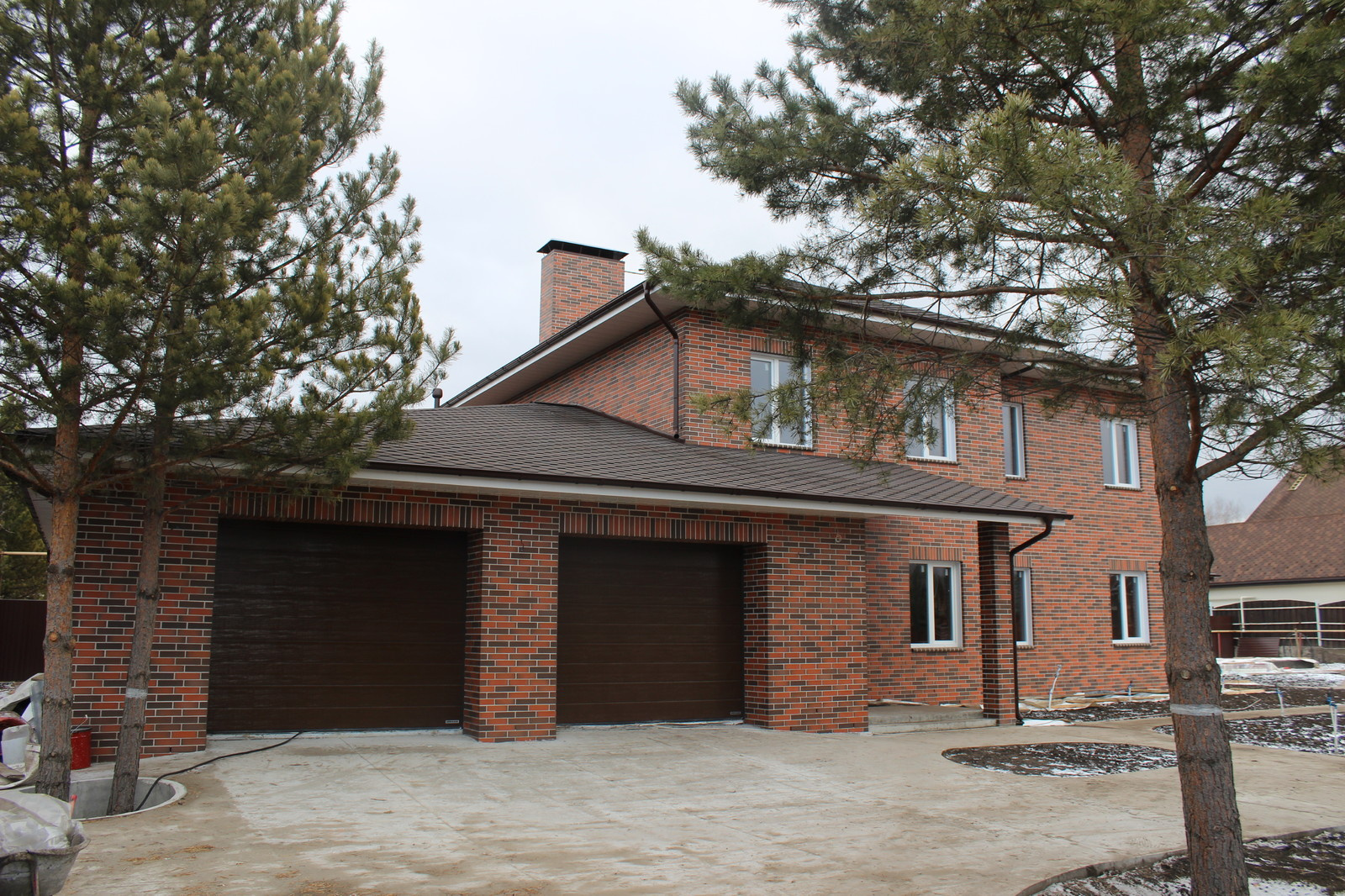 Проектирование. Строительство. Дом из кирпича. Площадь 400 кв.м.