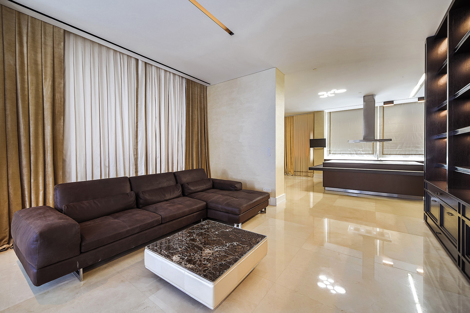 The interior of the Olympic Plaza. Cyprus.Limassol.