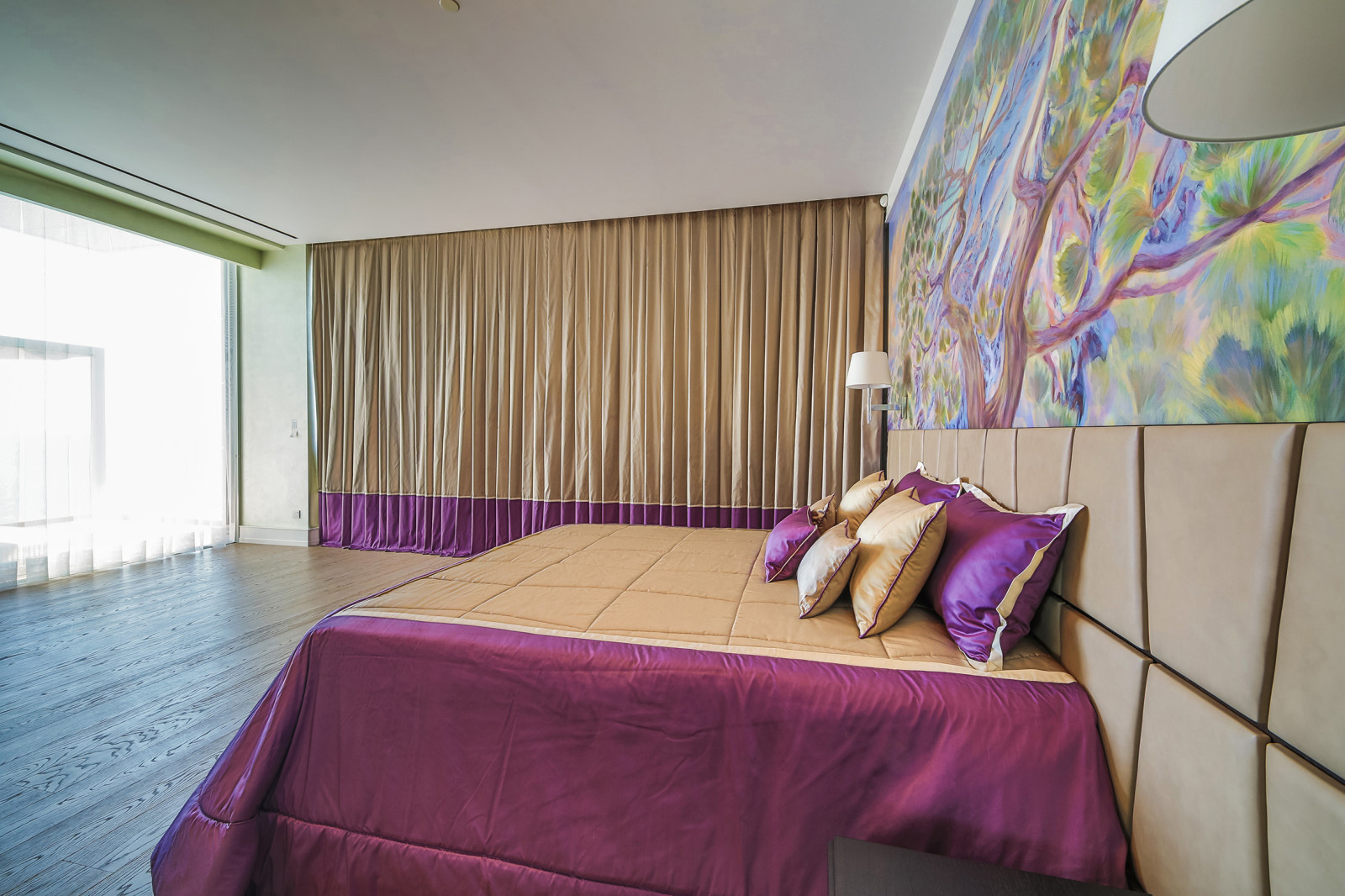 The interior of the Olympic Plaza. Cyprus.Limassol.