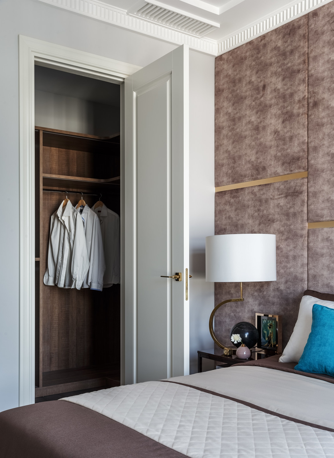 Лаконичная роскошь - квартира в стиле арт-деко в ЖК "Balchug Residence"