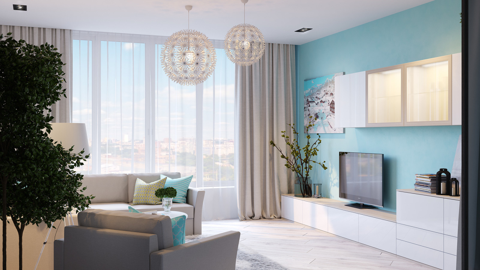 Проект обстановочки гостиной для интернет - магазина ОГОГО обстановочка!