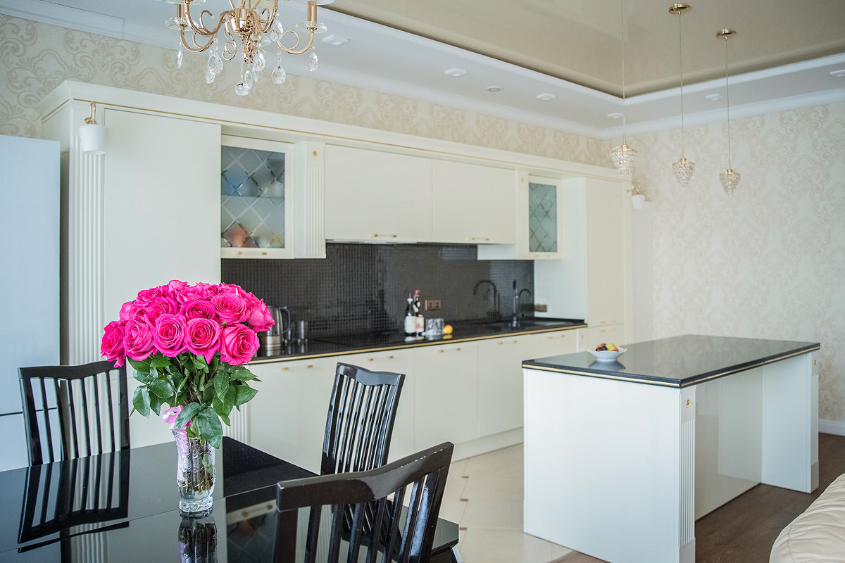 Квартира с нотками классики.