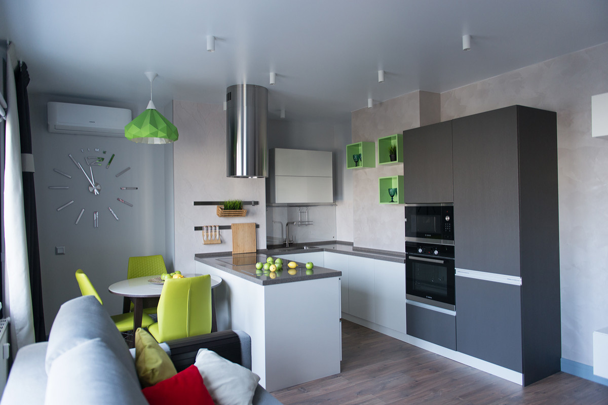 Квартира в современном стиле.