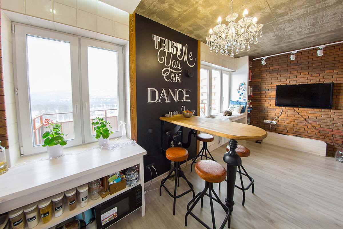 Маленький, но лофт