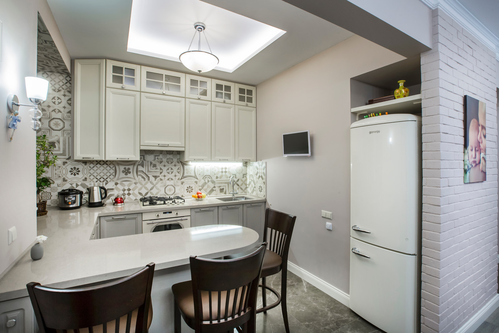 Кухня в московской квартире